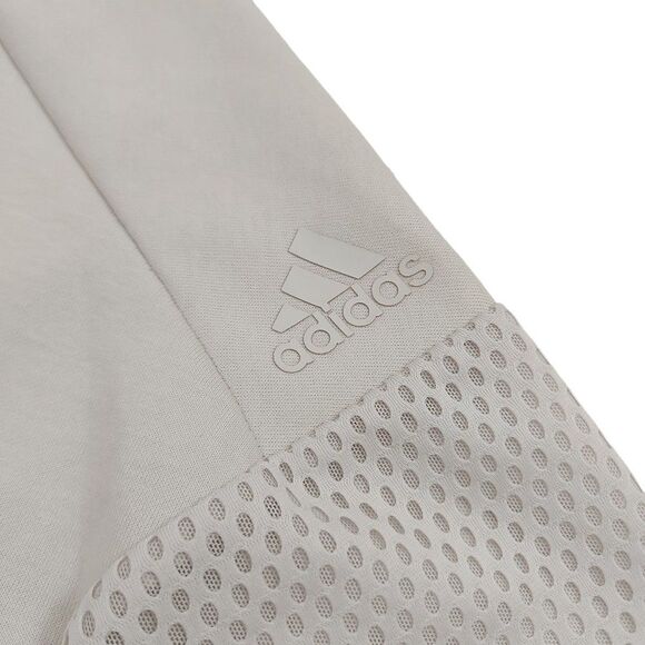 Adidas Heart Tracer Summer Jacket Womens Medium White Asymmetrical Zip Mesh - Picture 8 of 15